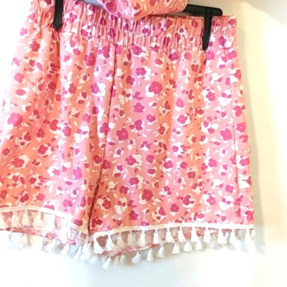 SHOSHO GIRLS TWO PIECE SHORT SET SIZE 7-8 NWT - Picture 2 of 4